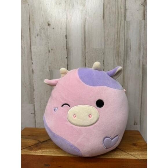 Squishmallows Patty the Cow 8" Plush Toy Multicolor Washable - Picture 1 of 5
